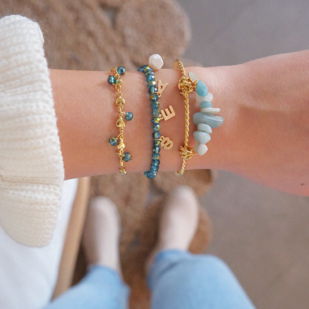 Jonc MILA - Amazonite - EMMA♡LEE Jewelry