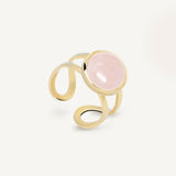 Bague TARA - Quartz rose
