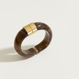 Bracelet acétate LISON - MARRON