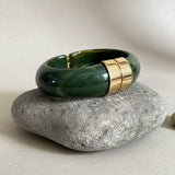 Bracelet acétate LISON - VERT OLIVE