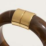 Bracelet acétate LISON - MARRON