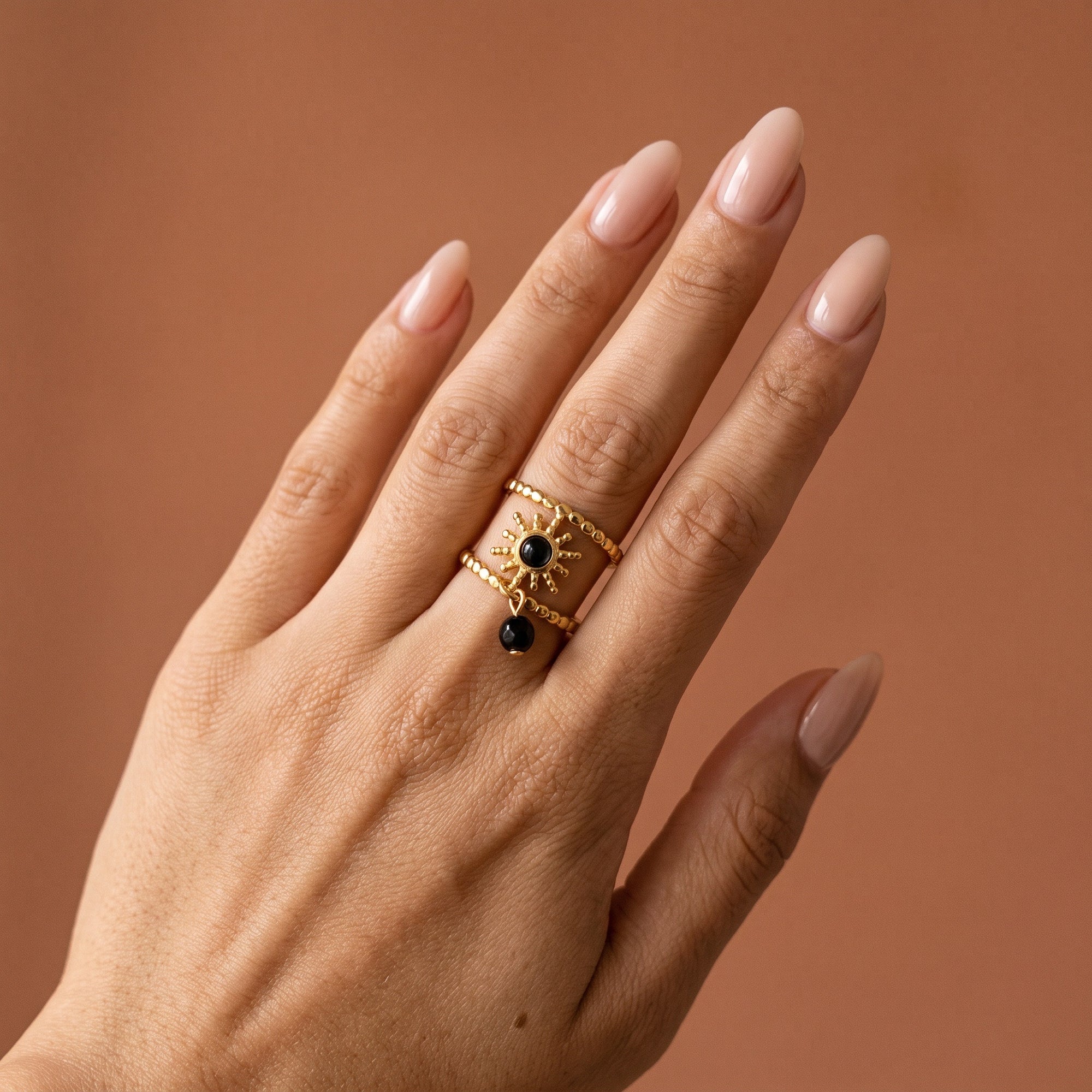 Bague YOKO - Pierre d'aigle