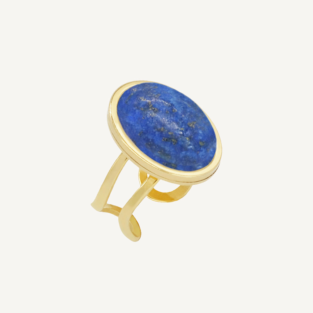 Bague KEOLA - Lapis-Lazuli - EMMA♡LEE Jewelry