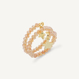 Bague LILY - Pêche - EMMA♡LEE Jewelry