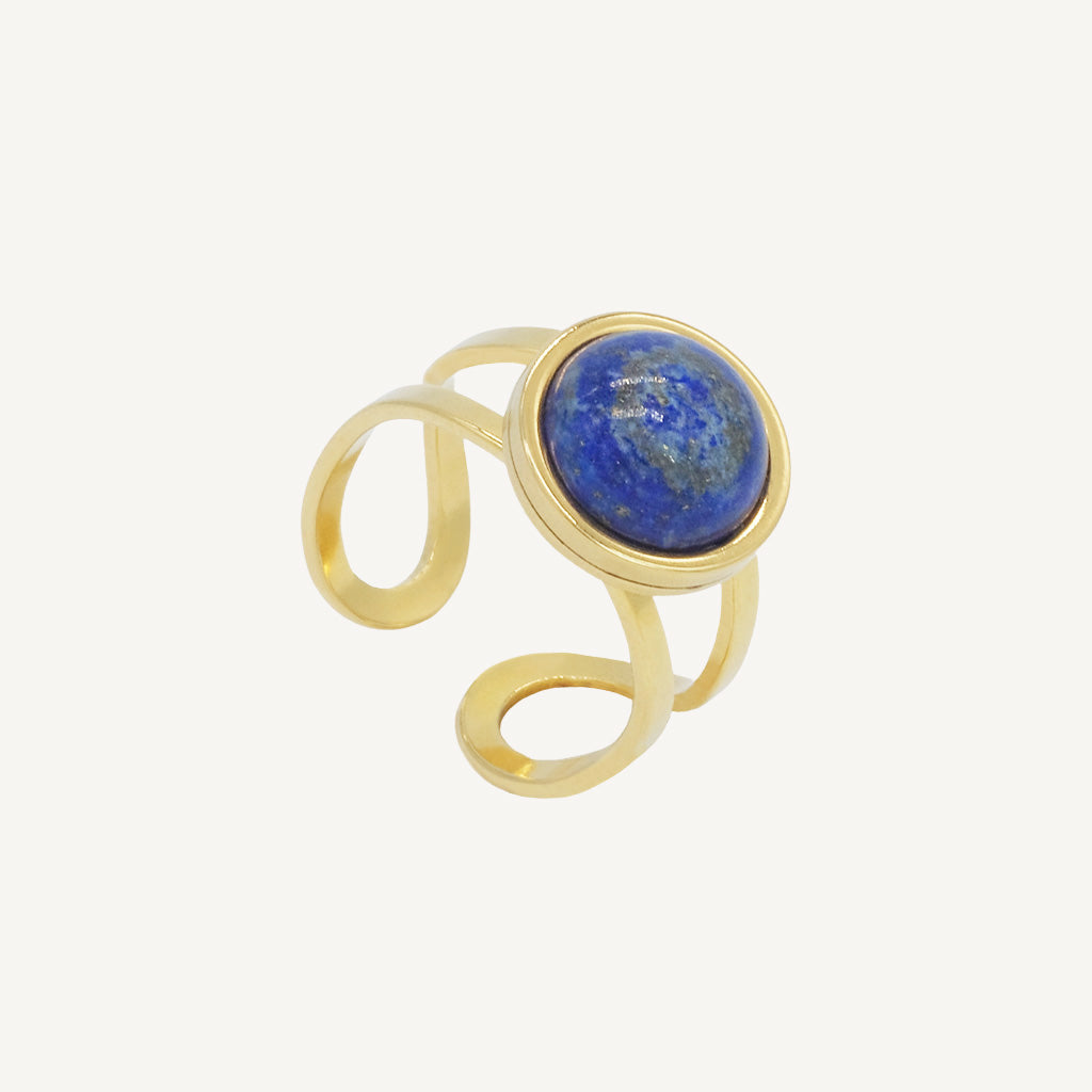 Bague TARA - Lapis-lazuli - EMMA♡LEE Jewelry