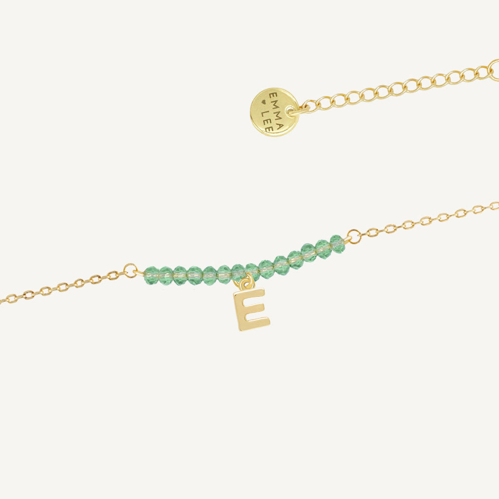 Bracelet LILY LETTRE - Kiwi