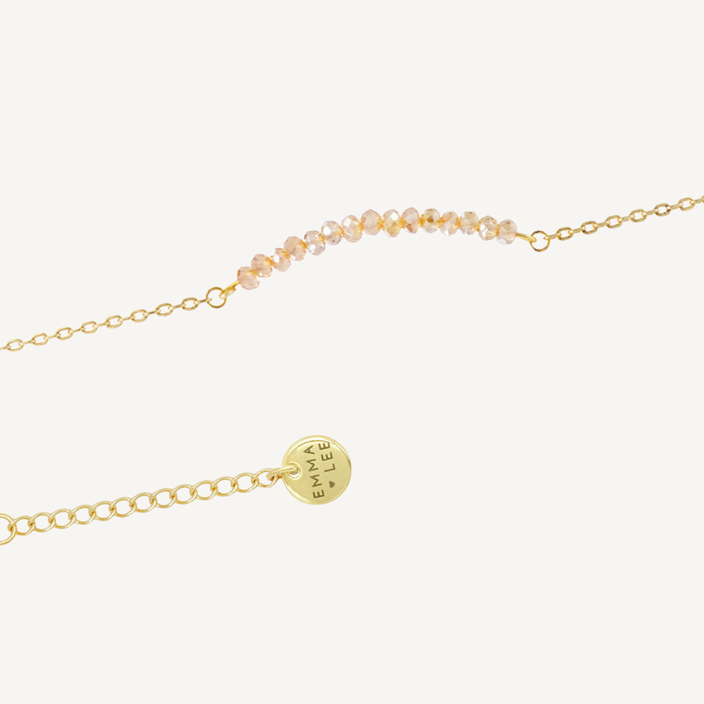 Bracelet pierre naturelle ROSIE en plaqué or 18K pour femme – L'Ecrin  Créatif