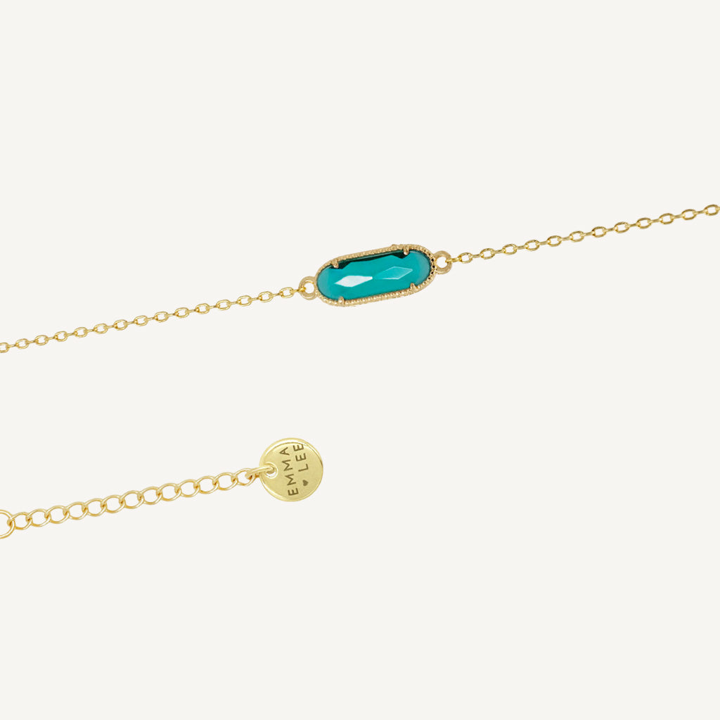 Bracelet LUCY - Émeraude - EMMA♡LEE Jewelry