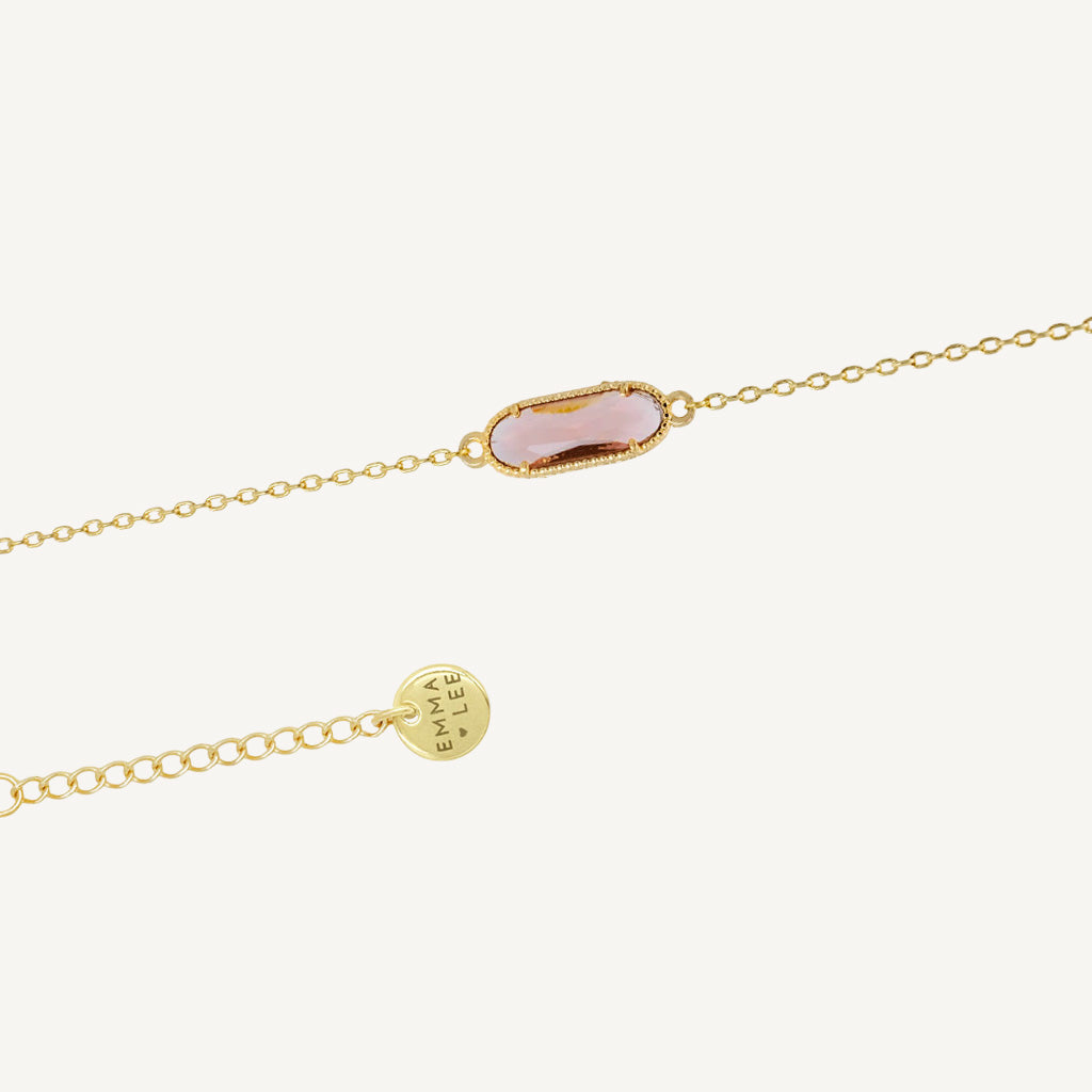 Bracelet LUCY - Prune - EMMA♡LEE Jewelry