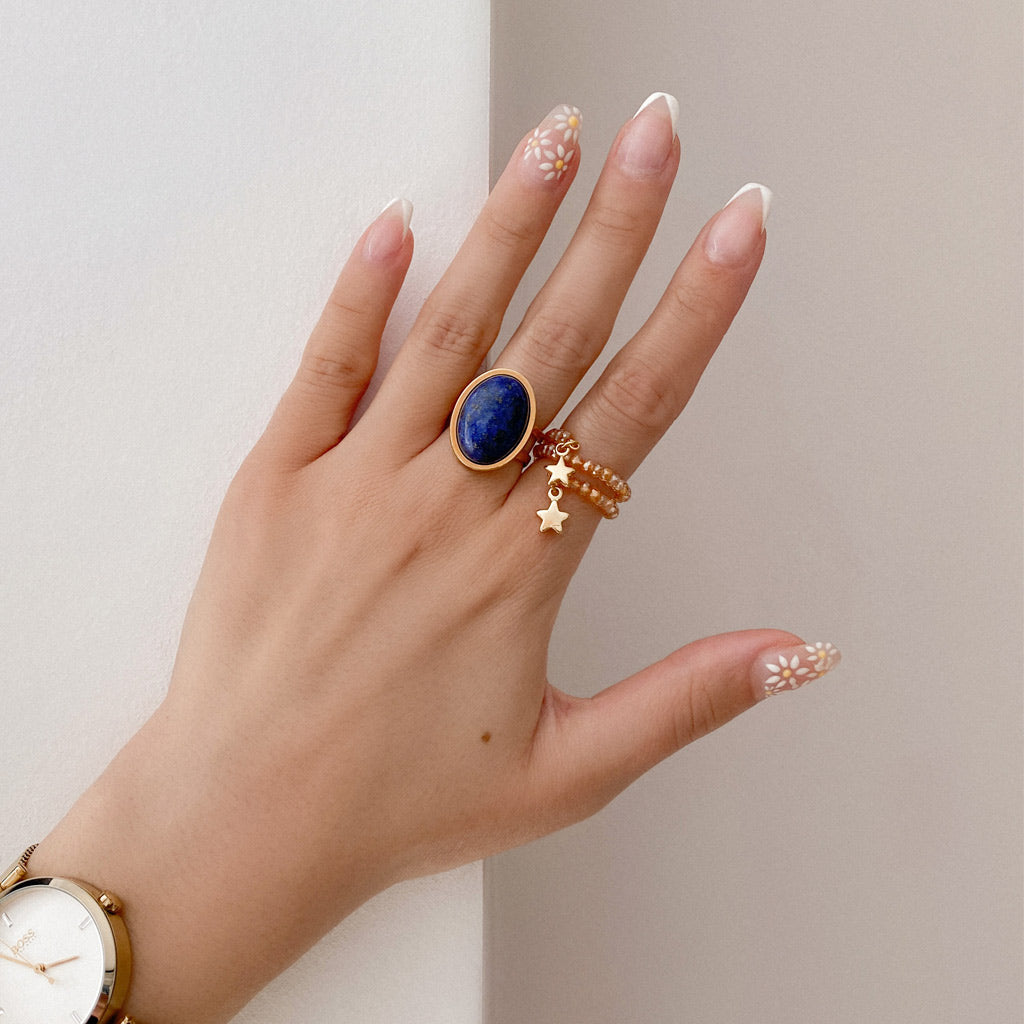 Bague LILY - Pêche - EMMA♡LEE Jewelry