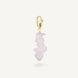 Charm MILA - Quartz rose - EMMALEE Jewelry