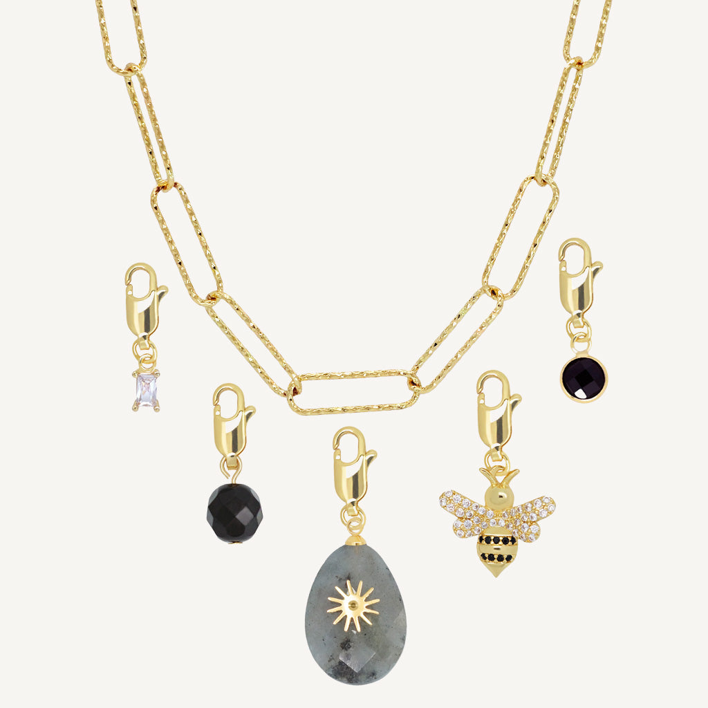 Collier de charms BLACK BEE - EMMA♡LEE Jewelry