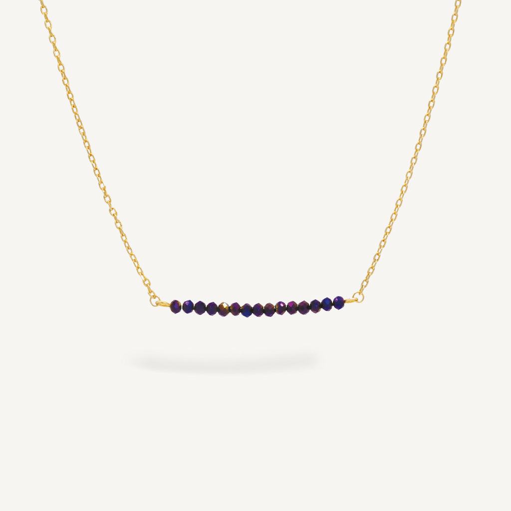 Collier LILY - Prune - EMMA♡LEE Jewelry