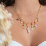 Charm MILA - Quartz rose - EMMA♡LEE Jewelry