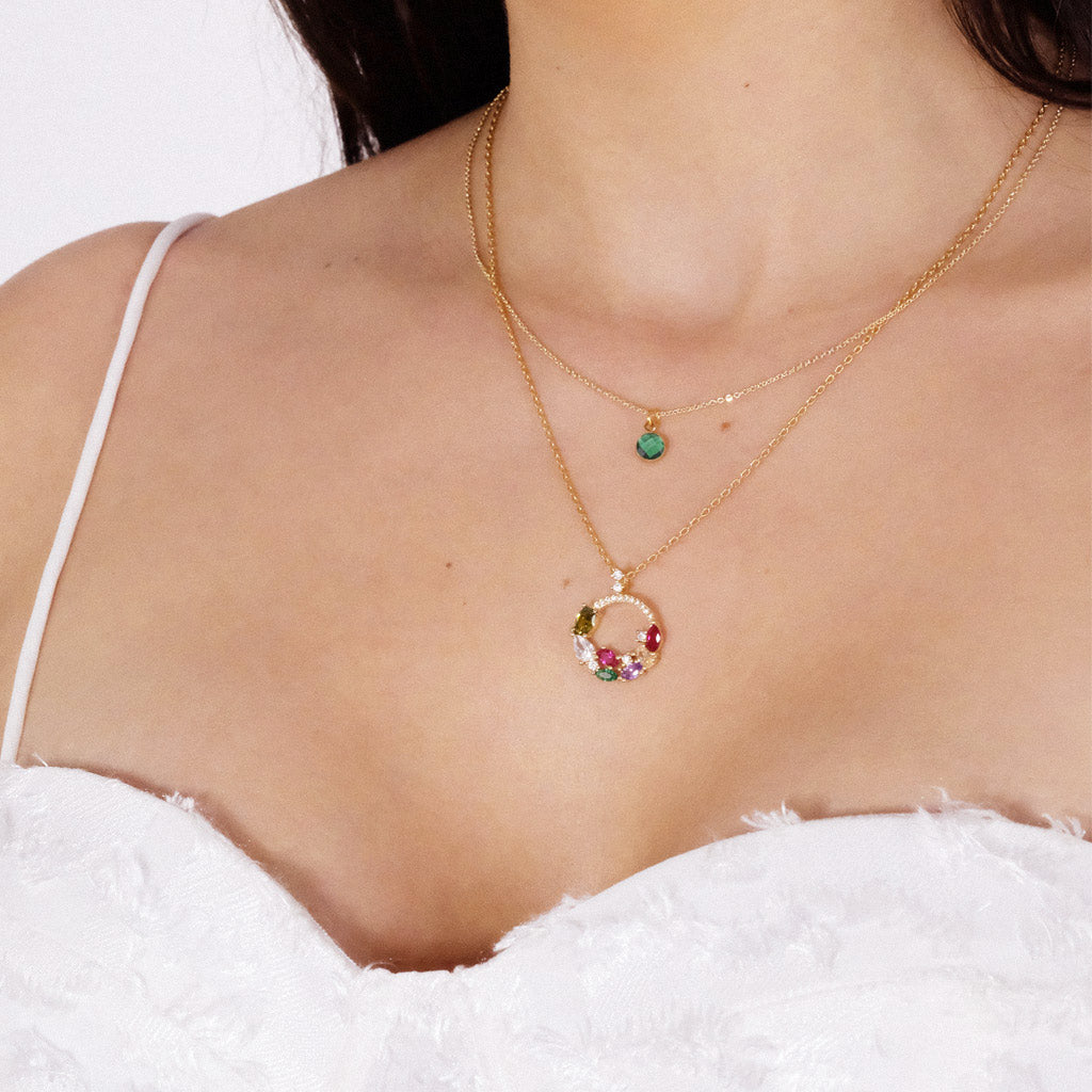 Collier AURORE - Vert - EMMA♡LEE Jewelry
