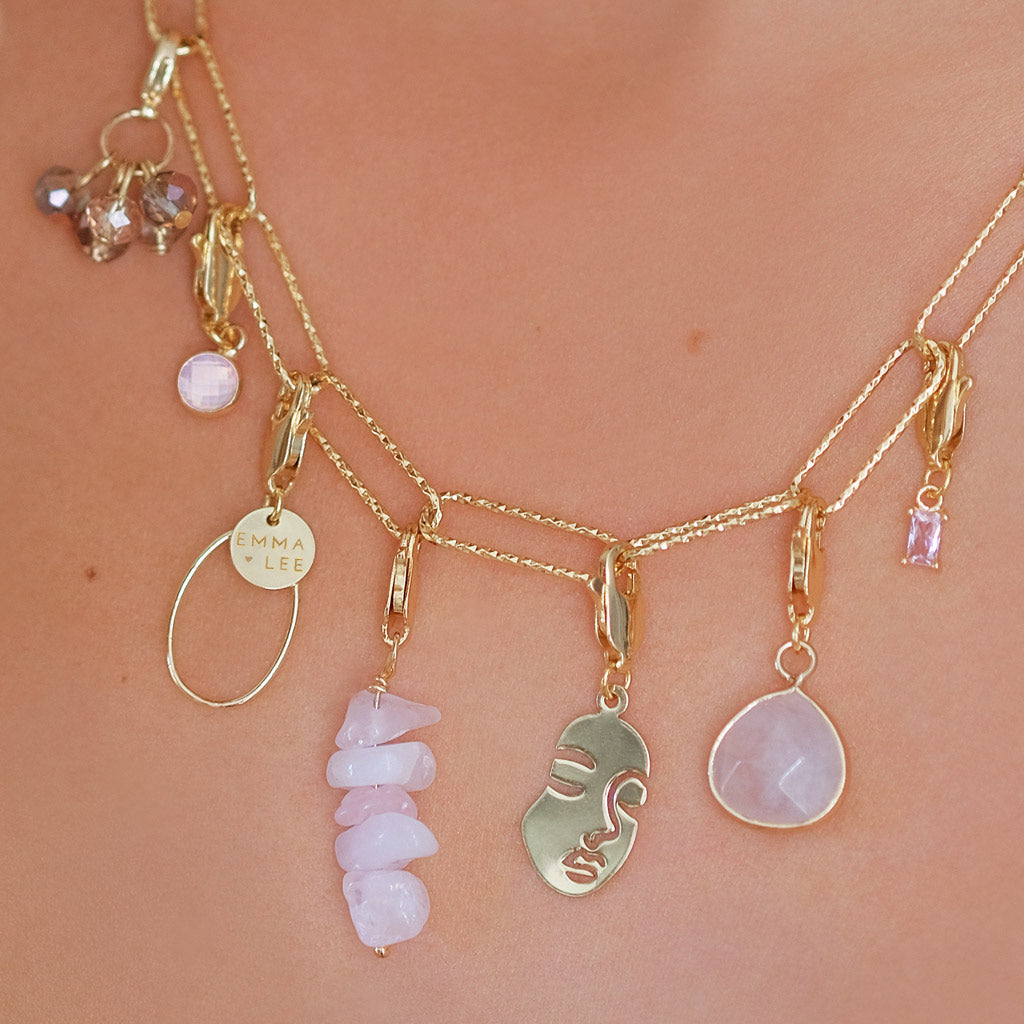 Charm CAPUCINE - Rose - EMMA♡LEE Jewelry