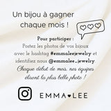 Mini créoles MAELIA - Blanc - EMMA♡LEE Jewelry
