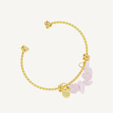 Jonc MILA - Quartz rose - EMMA♡LEE Jewelry