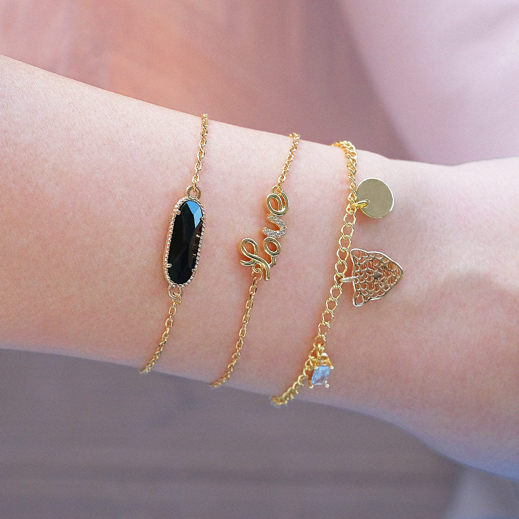 Bracelet LUCY - Noir - EMMA♡LEE Jewelry