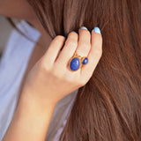 Bague TARA - Lapis-lazuli - EMMA♡LEE Jewelry