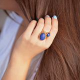 Bague KEOLA - Lapis-Lazuli - EMMA♡LEE Jewelry