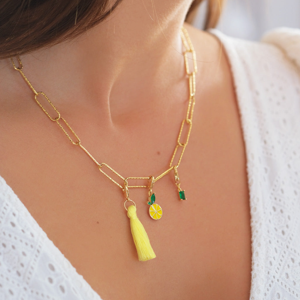 Charm POMPON - Poussin - EMMA♡LEE Jewelry