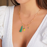 Charm POMPON - Vert - EMMA♡LEE Jewelry