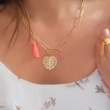 Charm POMPON - Corail - EMMA♡LEE Jewelry