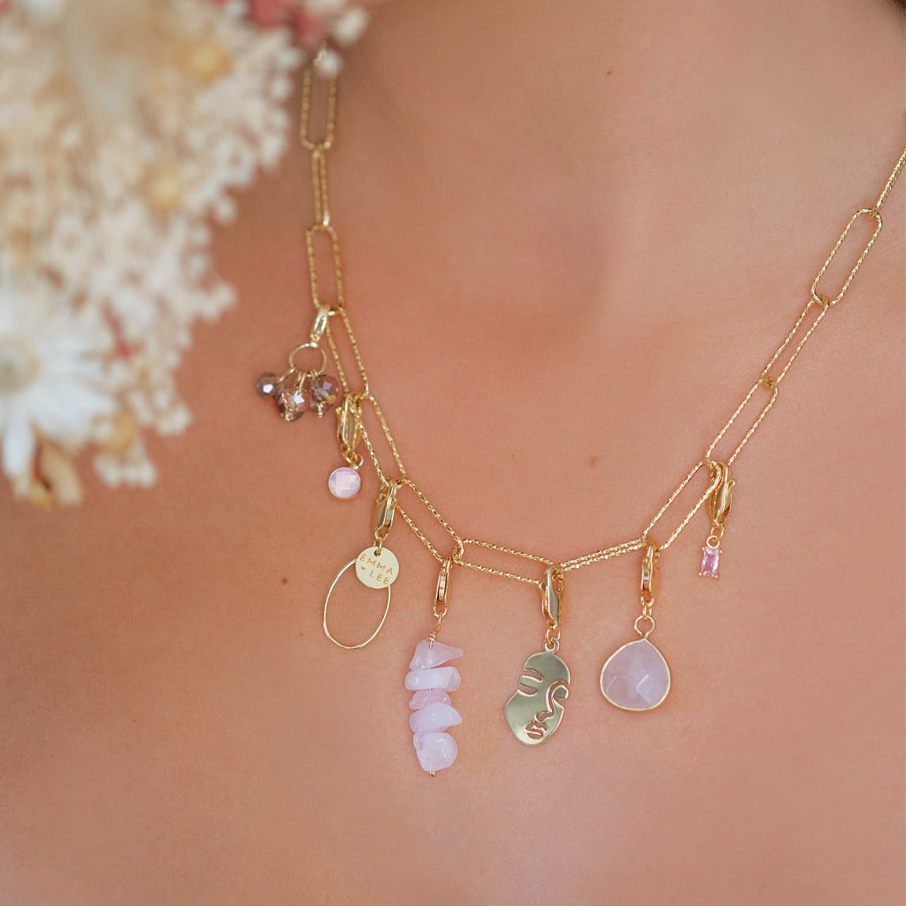 Charm AURORE - Rose - EMMA♡LEE Jewelry